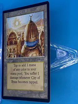 City of Brass Arabian Nights Moderatly Played Land Rare CARTE MTG (NO4) - Image 4
