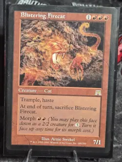 Playset x4 Blistering Firecat - Onslaught *NM* Near Mint MTG - Image 2
