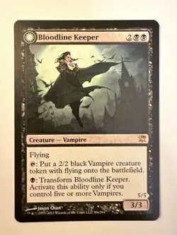 Magic The Gathering 2X 90b/264 Bloodline Keeper | Lord of Lineage LP MTG - Image 2