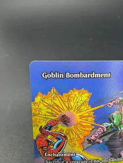 Goblin Bombardment Borderless Foil #23 Mythic MTG Spider-Man MAR EN NM - Image 2
