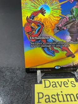 Goblin Bombardment Borderless Foil #23 Mythic MTG Spider-Man MAR EN NM - Image 5