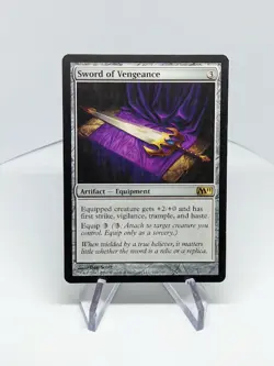 Sword of Vengeance - MTG Magic the Gathering - Core Set 2011 - Image 1