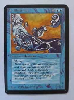 MTG ALPHA - Air Elemental NM/LP - Image 2