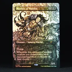 Butcher of Malakir #7071 (BONUS FOIL) ~ MTG Secret Lair TMNT Kevin Eastman Inks - Image 1