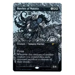 Butcher of Malakir #7071 (BONUS FOIL) ~ MTG Secret Lair TMNT Kevin Eastman Inks - Image 2