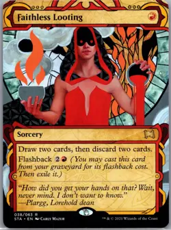 Faithless Looting R Strixhaven: Mystical Archives 38 NM Normal - Image 1