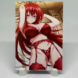 High School DxD Rias Gremory Goddess Anime Waifu ACG Card - Image 1