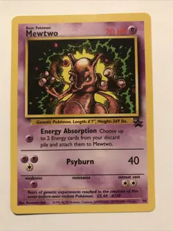 Pokemon TCG Mewtwo Wizards Black Star Promos 14 Regular Promo - Image 1