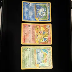 Pokemon TCG Base Set Holo Lot English Blastoise Charizard Venusaur - Image 1