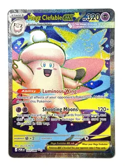 2026 Mega Clefable ex 103/088 Ultra Rare UR Perfect Order Pokemon TCG Card - Image 1