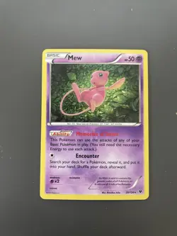 Mew 29/124 Holo Rare Fates Collide Pokemon - Image 1