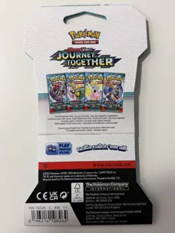 (HEAVY)🔥32.68g Pokemon TCG Journey Together Sleeved Booster Pack Factory Sealed - Image 3