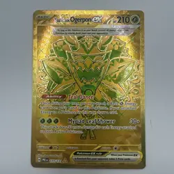 Teal Mask Ogerpon ex ⭐ 177/131 Holo Hyper Rare Prismatic Evolutions Pokemon NM - Image 2