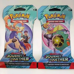 Lot of 2x SEALED Pokemon TCG: Journey Together Sleeved Booster Pack-US SELLER - Image 1