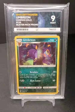 Pokemon Lost Thunder - Umbreon 120/214 - Holo Ace Graded 9 - Image 1