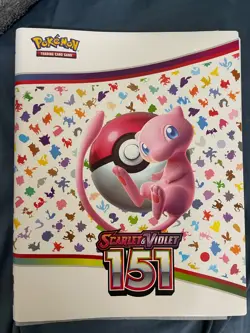 Pokemon Scarlet & Violet 151 - Mew Binder Collection - Binder Only NO CARDS - Image 1