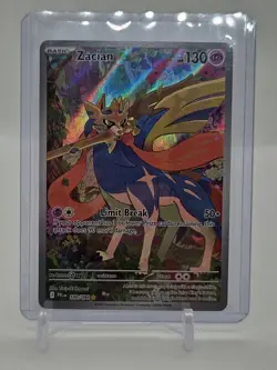 Zacian 100/094 Illustration Rare Phantasmal Flames Pokemon Near Mint - Image 1