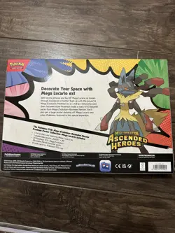 Pokemon Ascended Heroes: Mega Lucario Premium Poster Collection - Damaged Box 📦 - Image 2