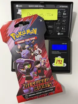 (HEAVY)🔥 32.81g Pokemon TCG Destined Rivals Sleeved Booster Pack Factory Sealed - Image 1