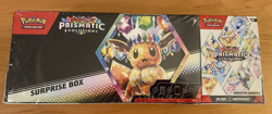 D Pokemon Prismatic Evolutions Surprise Box + Booster Bundle Sam’s Club Sealed - Image 1