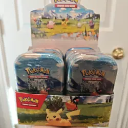 Pokemon TCG: 10x Mega Evolution Ascended Heroes Mini Tins in Display Box - Image 1