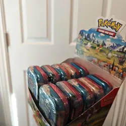 Pokemon TCG: 10x Mega Evolution Ascended Heroes Mini Tins in Display Box - Image 2