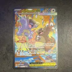 Pokemon Mega Kangaskhan EX 182/132 Me01 Mega Evolution Full Art Holo 300 HP - Image 1