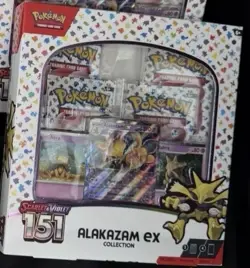 Pokemon Scarlet & Violet 151 Alakazam ex Collection Box Booster Promo English - Image 1