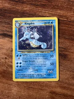 SWIRL - Pokemon Kingdra 8/111 NM Neo Genesis Unlimited Holo Rare - Image 1