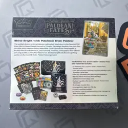 Paldean Fates Pokemon Center ETB Elite Trainer Box Factory Sealed *Tear* - Image 2