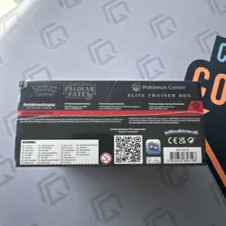 Paldean Fates Pokemon Center ETB Elite Trainer Box Factory Sealed *Tear* - Image 4