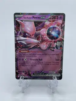 Team Rocket's Mewtwo ex 081/182 - Destined Rivals - Double Rare Holo - Pokemon - Image 1