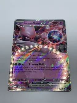 Team Rocket's Mewtwo ex 081/182 - Destined Rivals - Double Rare Holo - Pokemon - Image 2