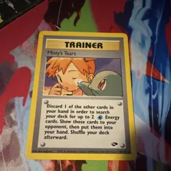 Pokemon TCG Misty's Tears Trainer Gym Challenge 118/132 Uncommon WOTC Regular - Image 1