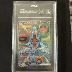 ROTOM ex 126/094 SIR Pokemon Phantasmal Flames TAG 10 GEM MINT - Image 1