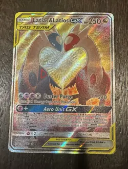 Pokemon Latias & Latios GX TAG TEAM Alternate Full Art Ultra Rare Holo 170/181 - Image 1