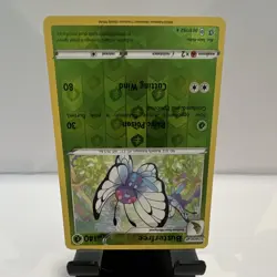 Pokemon Butterfree 003/192 SWSH02: Rebel Clash Reverse Holo Stage 2 HP 140 TCG - Image 2