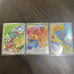 Pokemon TCG First Partner Illustration Collection Series 1 Kanto GEN 1 Starters - Image 1