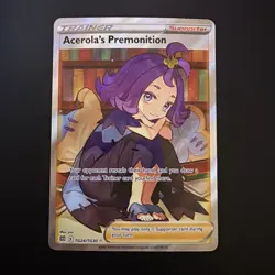 Pokemon TCG Acerola's Premonition Ultra Rare Trainer Gallery TG24/TG30 - Image 1
