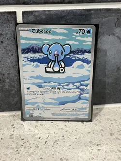 Pokemon TCG Cubchoo Illustration Rare Black Bolt 109/086 NM/M - Image 1