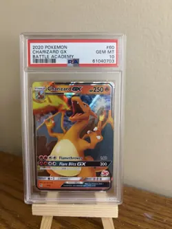 Pokemon TCG Charizard GX Battle Academy 009/068 Promo Holo PSA 10 English - Image 1
