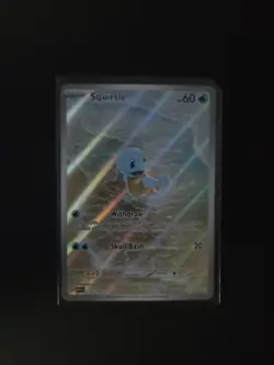 Pokemon Squirtle 170/165 Sv: Scarlet & Violet 151 Holo Illustration Rare 60 HP - Image 1