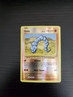 2016 Pokemon XY Evolutions Reverse Holo - Onix #61/108 - FREE SHIPPING - NM/MT - Image 1