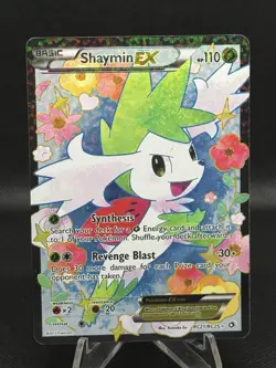 Pokemon TCG: Shaymin EX RC21/RC25 Legendary Treasures: Radiant Full Art - LP - Image 1