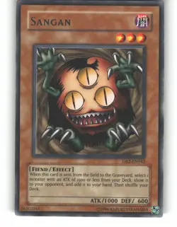 Sangan DB2-EN042 Rare Dark Beginning 2 Yu-Gi-Oh Moderately Played - Image 1