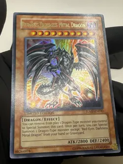 Yugioh Red-Eyes Darkness Metal Dragon Limited Edition Ultra Rare JUMP-EN030 NM - Image 2