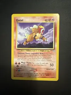 Entei 17/64 Neo Revelation Set Rare Pokemon Card NM - Image 1
