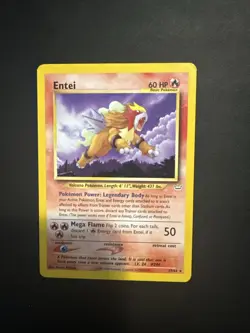 Entei 17/64 Neo Revelation Set Rare Pokemon Card NM - Image 2