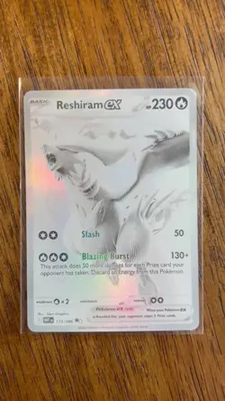 Pokemon Reshiram EX 173/086 Near Mint White Flare BWR EN Pokemon Card - Image 2