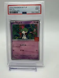 Pokemon Ralts Promo PSA 9 M-P JP McDonald's 021/M-P Regular Japanese - Image 1